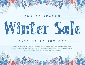 Kinderust - Winter Font