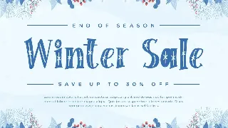 Kinderust - Winter Font