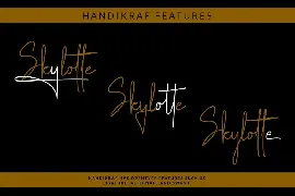 Handikraf Signature Script Font