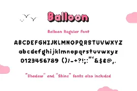 Balloon Font Family