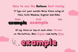 Balloon Font Family