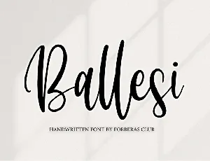 Ballesi font