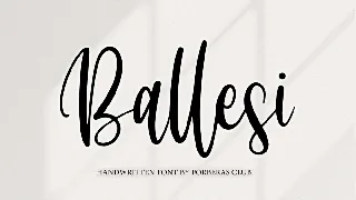 Ballesi font