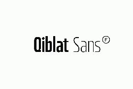 Qiblat Sans Serif Font Family