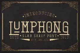 Lumphong Slab Serif Font