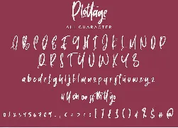 Pottage - Handwritten Font