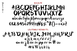 Hupper Nush font