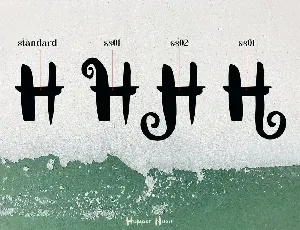 Hupper Nush font