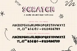 Scratch Font Duo