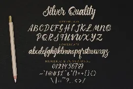 Silver Quality font