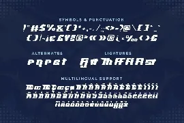 Buladig - E-Sport Display Font