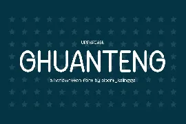 Ghuanteng font