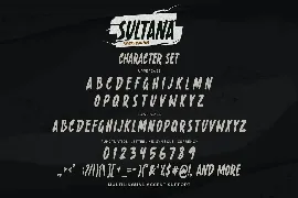 SULTANA - Fun Hand Drawn Font