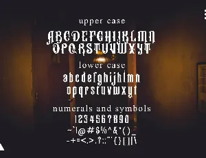 GENESIS - Black Letter Font