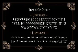 Tiverton Serif font