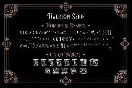 Tiverton Serif font