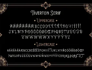 Tiverton Serif font