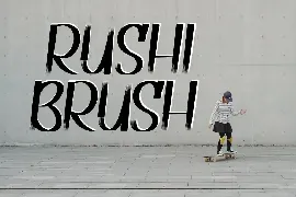 Rushi Brush Fonts