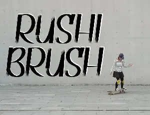 Rushi Brush Fonts