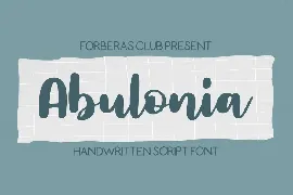 Abulonia font