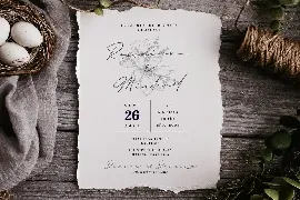 Rosemary Signature font