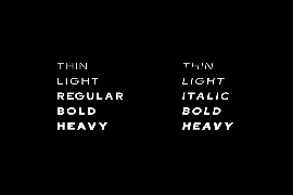 DUBLIN - Minimal Display / Headline Typeface font