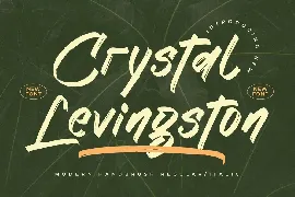 Crystal Levingston Modern Handbrush font