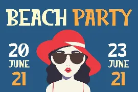 Beach Vibe - Summer font