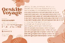 Qeskile Voyage - Display Serif Family 8 Fonts