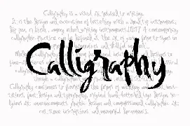 Itaki - Calligraphic Typeface font