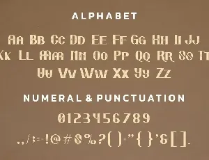 BrotherHole Font