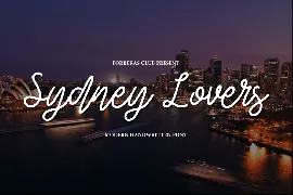 Sydney Lovers font