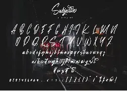 Subjective - Modern Script Font