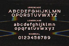 Avaluna - Glitch Display Font