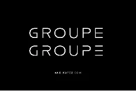 Groupe Sans Serif Font Family