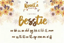 Roselle - Fun Script Font