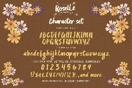 Roselle - Fun Script Font