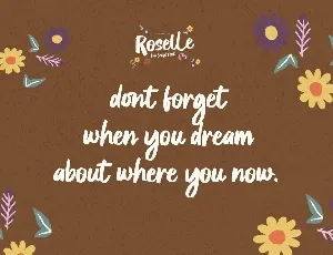 Roselle - Fun Script Font