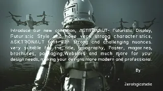 Asktronaut Futuristic Font