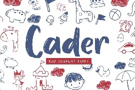 Cader Kid Display Font