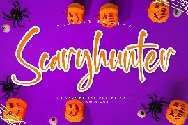 Scaryhunter Handwriting Script Font