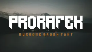 PROFAREK font