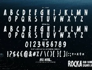 ROCKA - Bad Hand Drawn Font