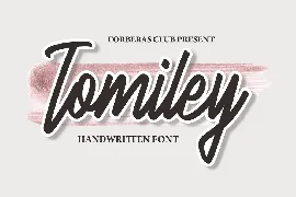 Tomiley font