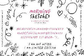 Morning Sketches Font