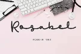 Rosabel Modern Signature Font