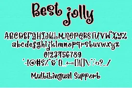 Best Jolly - Handwriting Font