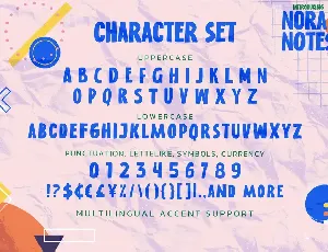 Nora Notes - All Caps Display Font