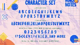 Nora Notes - All Caps Display Font