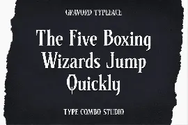 Gravord font